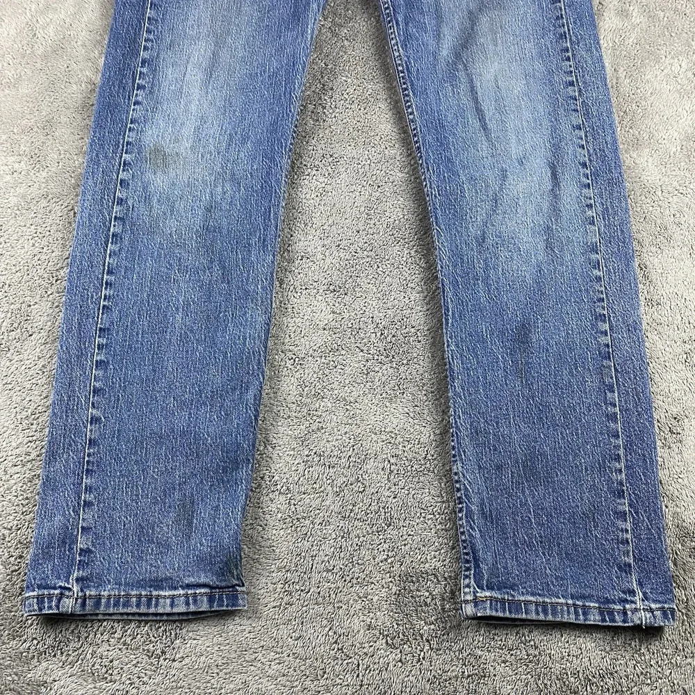 Levis 505 Straight Leg Jeans Mens 34x30 Blue Medium Wash Mid Rise‎